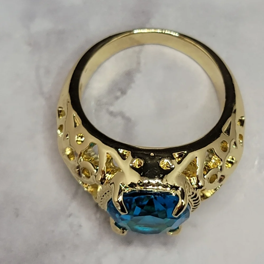 Ring simulated stone